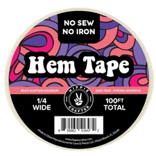 Double Sided Hem Tape No Sew No Iron Sewing Tape for Hemming Curtains Fabric Pan