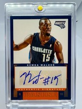 Rare Rookie RC Auto 4 All star 2012 Panini Kemba Walker Kemba Walker NBA autogra