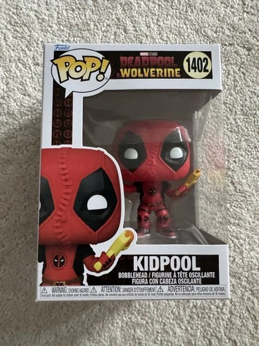 Funko Pop! Vinyl: Marvel - Kidpool #1402 Deadpool and Wolverine with Protector