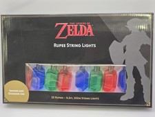 The Legend of Zelda Rupees String Lights Official Nintendo LP 8.5 ft NEW SEALED