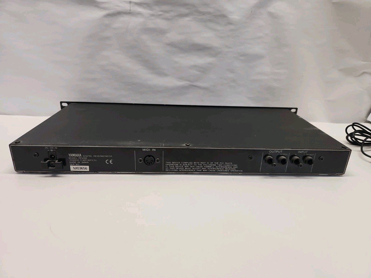 Yamaha REV100 Digital Reverberator With Power Adapter Ao4020247