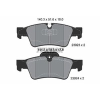 Textar BremsbeläGe Bremsbelegsatz Hinten FüR Mercedes-Benz Gl-Klasse