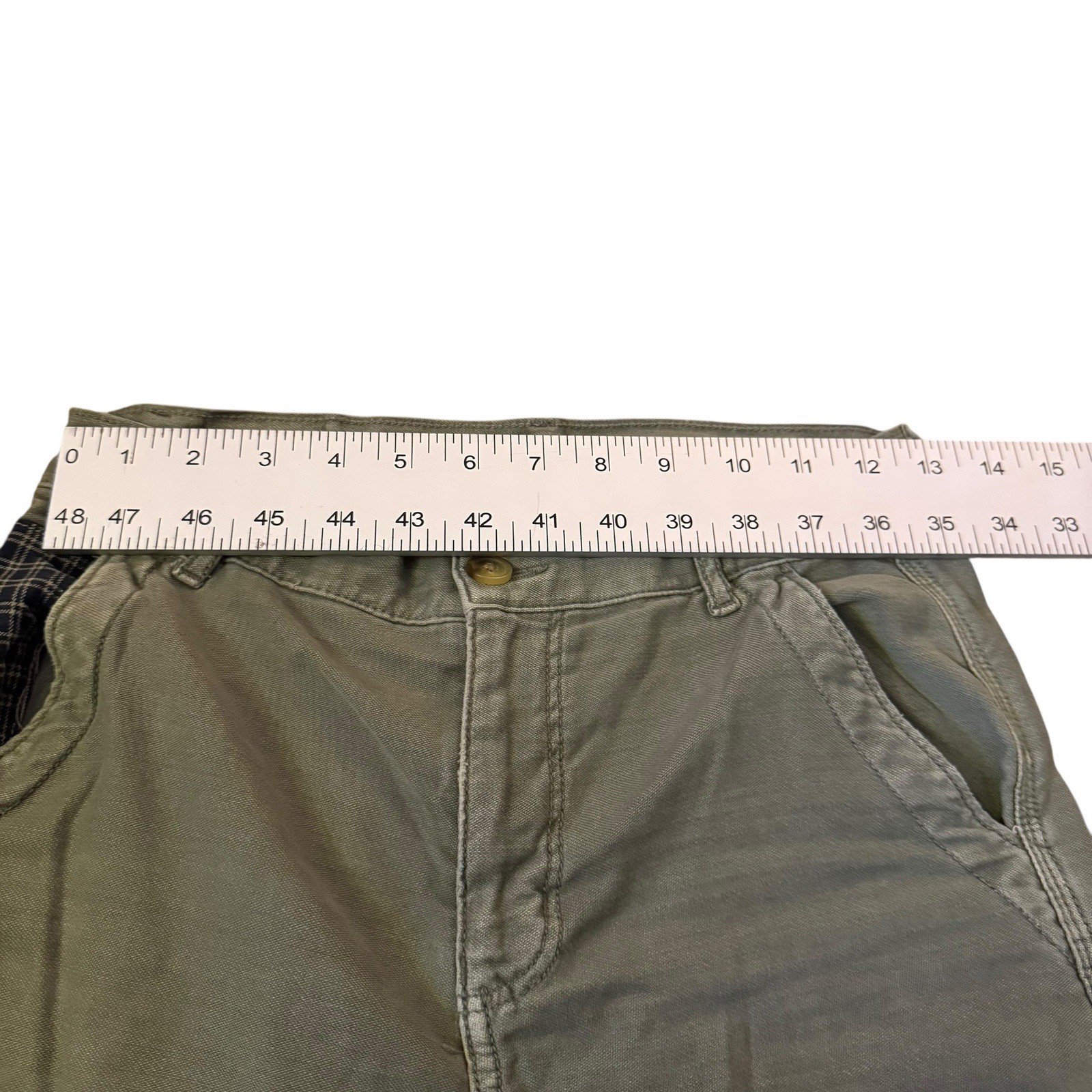 American Eagle Carpenter Patchwork Stretch Utilit… - image 10