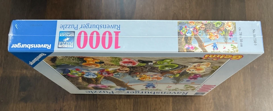 Quebra-cabeça Ravensburger "Gelini "At the Picnic" 1000 peças-completo-HTF-NOVO - Imagem 4 de 4