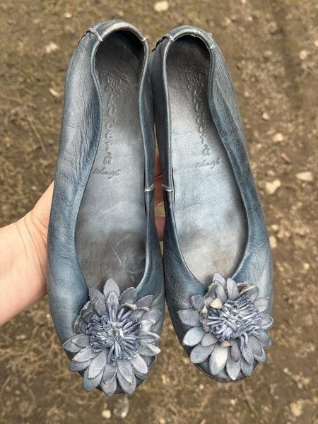Women Kudela Heels Navy Leather 39