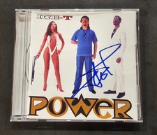 ICE T SIGNED POWER VINYL CD ALBUM W/JSA CERT RAP HIP HOP AUTOGRAPH