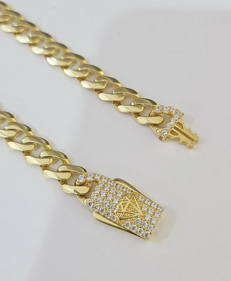 Pulsera Oro 14k Royal Monaco 6mm 7.5" Pulgadas Real Oro 14kt Cierre Caja REAL Foto 2 de 4