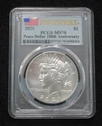 2021 Peace Dollar * PCGS Graded MS70 * 100th Anniversary