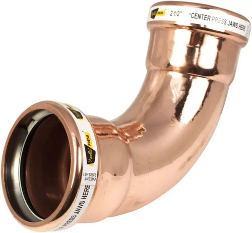 Apollo Copper Press 10062067 3-Inch 90 degree Long Turn Elbow, 807L