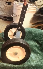 HUSQVARNA CRAFTSMAN POULAN AYP FRONT TINE TILLER WHEELS & DEPTH MOUNTING BRACKET