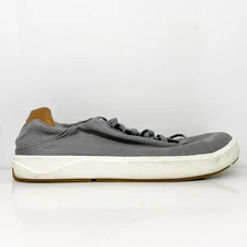 Olukai Mens Lae Ahi LI 10445-1G1G Gray Lace Up Casual Shoes Sneakers Size 10