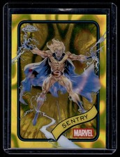 2025 Topps Chrome Marvel Yellow Lava Refractor Sentry #168