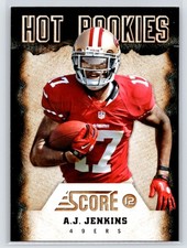 A.J. Jenkins 2012 Score Hot Rookies #9 San Francisco 49ers