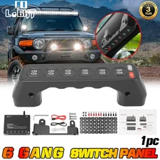For 06-13 Toyota FJ CRUISER RGB 6 Gang Switch Control Panel Grab Handle Wireless