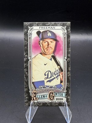 Freddie Freeman 2025 Topps Allen & Ginter Mini Black Border #69