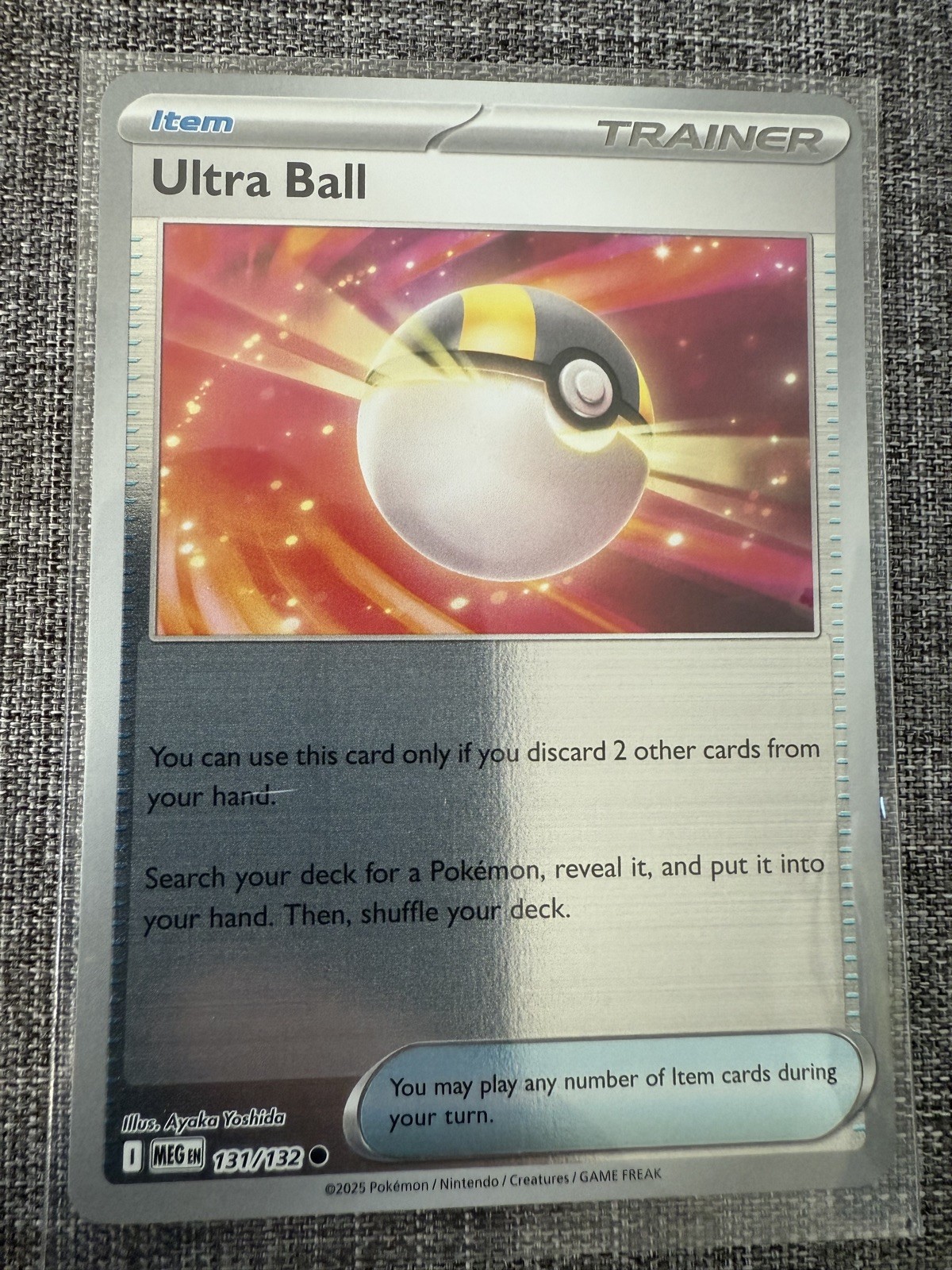 Ultra Ball 131/132 Me01: Mega Evolution Reverse Holo