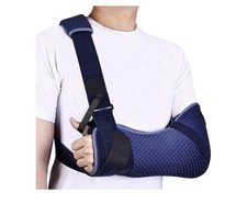 Arm Sling for Shoulder Injury with Waist Strap Immobilizer Brace L-left