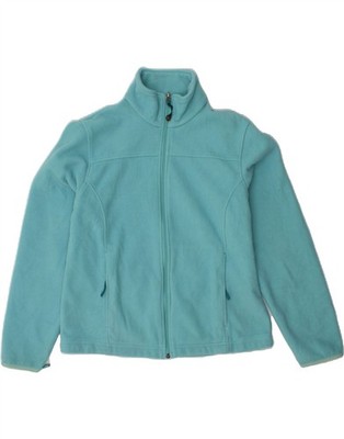 L.L.BEAN Damen Fleecejacke UK 10 Small blau Polyester GH08