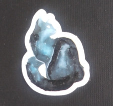 Beautiful Galaxy Night Sky Kitty Cat Sticker 1.58" x 1.25" AU 