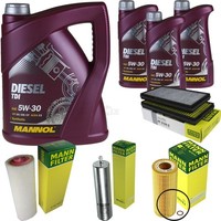 Motor-ÖL 8L Mannol Diesel Tdi 5W-30+MANN-FILTER FüR Bmw 7Er E65 E66 E67 730D