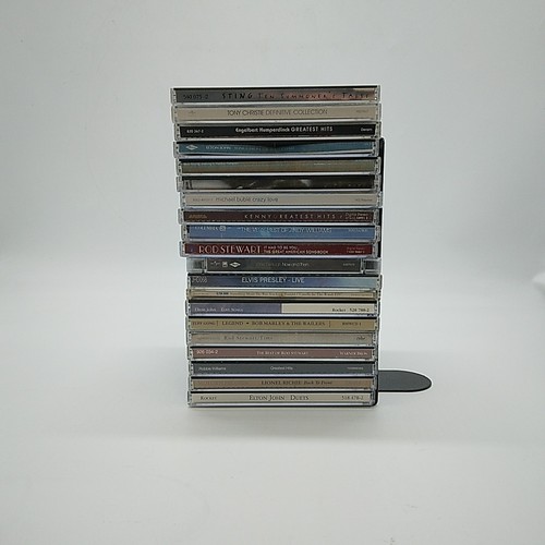 Male Solo Pop Icon Mixed CD Bundle x20 Discs Robbie Williams Elvis Rod Stewart - Picture 1 of 22
