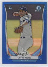 2014 Bowman Draft Chrome Blue Refractor 344/399 John Richy #CDP98 0l2