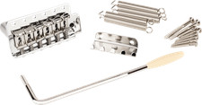 Genuine Fender Vintage/Narrow Strat Tremolo Bridge Set, Chrome - 099-2070-000