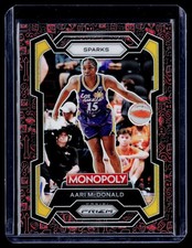 2024 Panini Prizm Monopoly WNBA #30 Aari McDonald Classic Icons Red Prizm