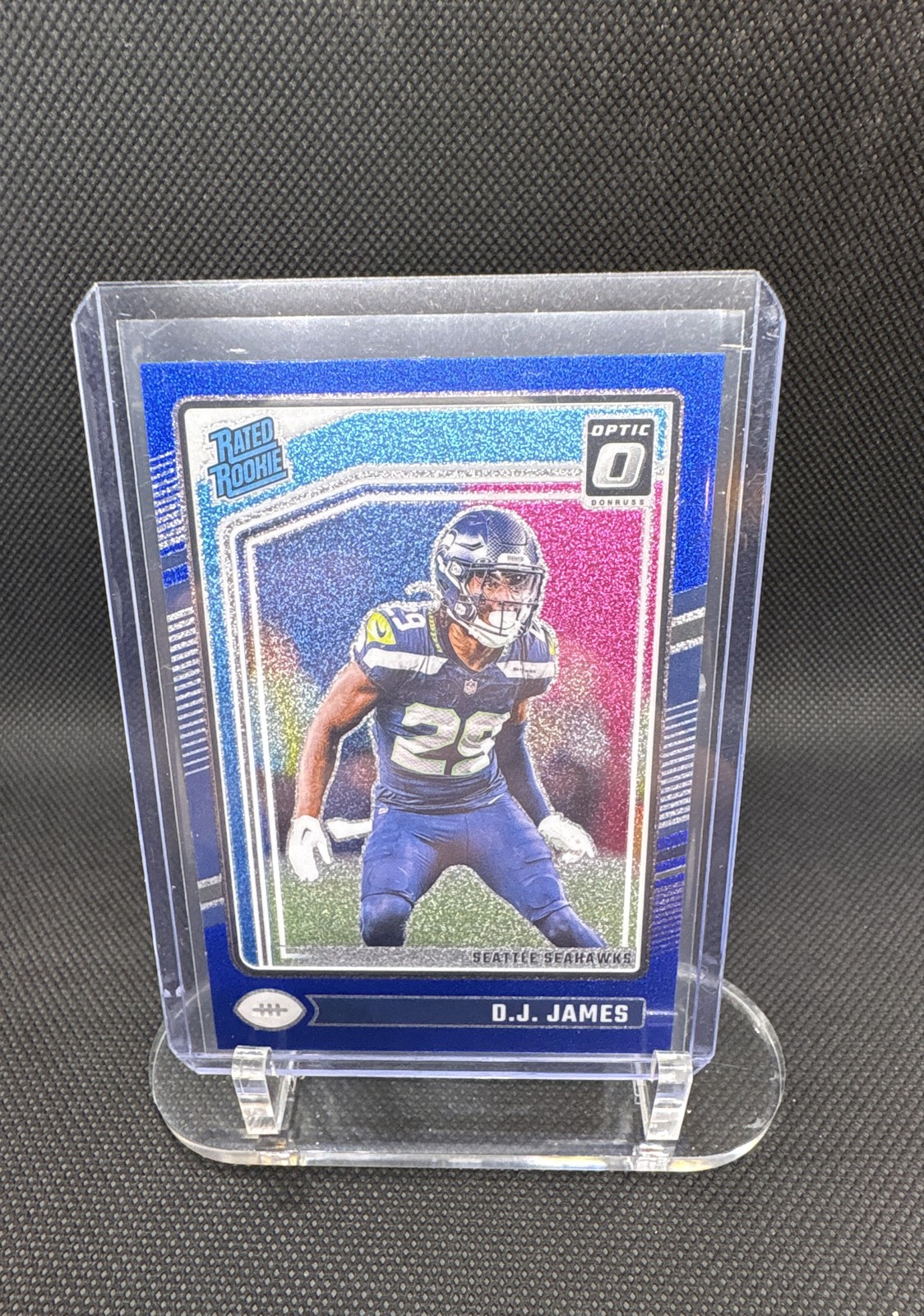 DJ James Panini Donruss Optic #222 Blue Glitter