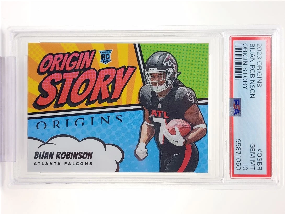 Bijan Robinson Panini Origins Origin Story #OSBR Base