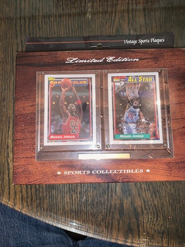 New in box Michael Jordan Sports Plaque 6' x 8' - Picture 1 of 2