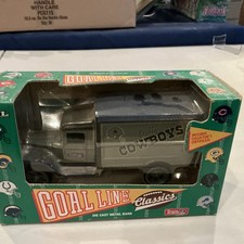 1993 NFL Dallas Cowboys Delivery Truck Bank Goal Line Classics by ERTL 1993 New