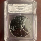 1 of 500 2025 Silver Eagle ASE ICG Brilliant Unc Black Ruthenium