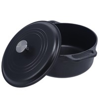 Dutch Oven Induktion Gusseisen Eingebrannte 29Cm Topf Brot Backen 6,6L Ptfe Frei