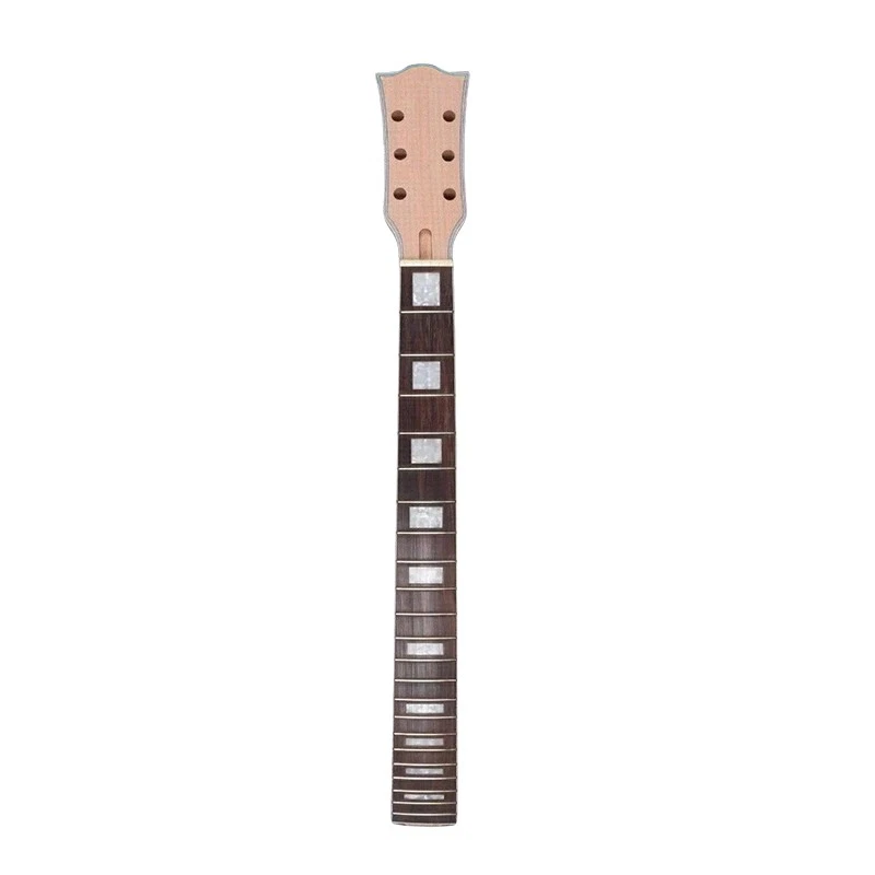 SIEMONICS 22 Fret 24.75 Inch Mahogany Electric Guitar Neck Rosewood Fretboard Set in Heel