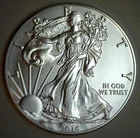 2016 BU American Silver Eagle One Dollar Uncirculated ASE US $1 Bullion Coin