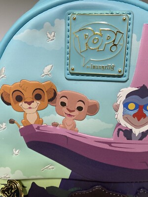 New Funko Pop! by Loungefly The Lion King Pride Rock Mini Backpack POP BY LF DISNEY LION KING PRIDE ROCK MINI BACKPACK – Gacha Mart main image 4