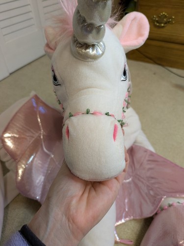 Pottery Barn Kids Toddler 3D Pegasus Horse Costume One Size - Picture 12 of 12