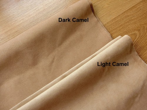 Light Camel Medium Authentic Premium Alcantara Mircofibre Suede-like Fabric 2M - Picture 15 of 16