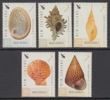 NEW ZEALAND 2015 SEA SHELLS SET (x5) MINT (ID:NZS2664)