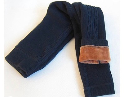 Govc Girls Winter Warm Fleece Lined Leggings Kids Thick Velvet Tights Pants