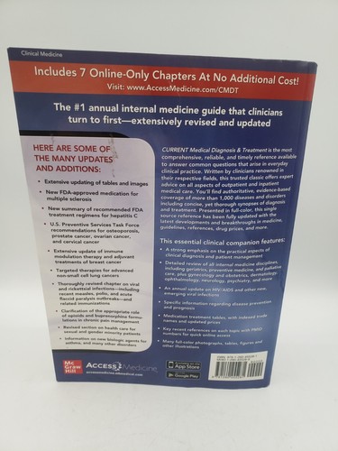 CURRENT Medical Diagnosis and Treatment 2020 - Paperback - Like New. - Bild 4 von 4