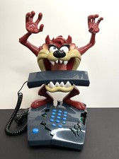 Vintage Looney Tunes Tazmanian Devil Taz Talking Animated Phone