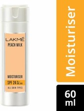 Lakme Peach Milk Moisturiser 60 ml SPF 24 PA  UVA and UVB Protected