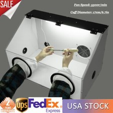 Dust box Enclosed Electric Grinding Table Polisher Dust Box Acrylic Cover 4mm US