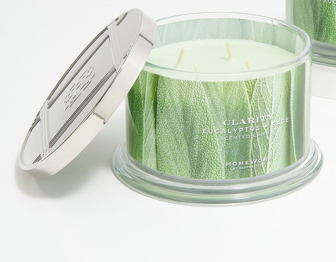 HomeWorx by Harry Slatkin Eucalyptus Sage ONE 18oz Candle 5 HomeWorx by Harry Slatkin Eucalyptus Sage ONE 18oz Candle 5