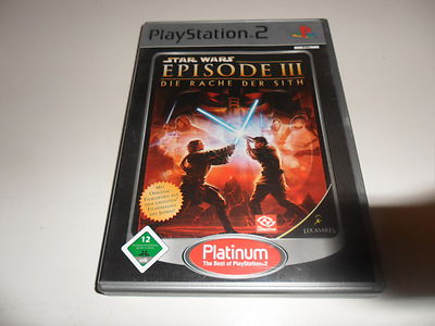 PlayStation 2  PS 2  Star Wars Episode 3 - Die Rache der Sith [Platinum]