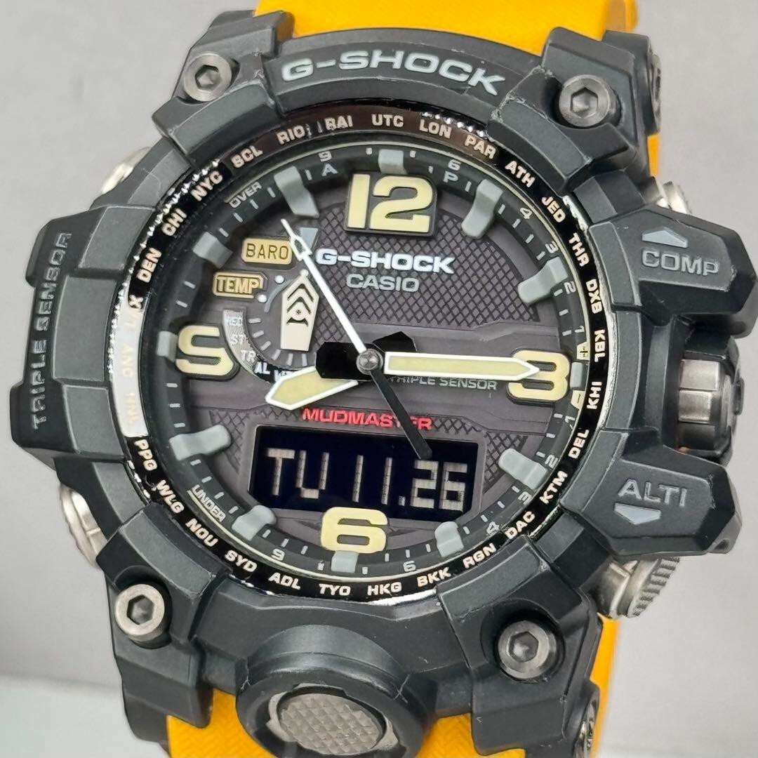 GWG-1000-1A9JF イエロー　マッドマスター CASIO G-SHOCK MUDMASTER GWG-1000-1A9JF カシオ マッドマスター