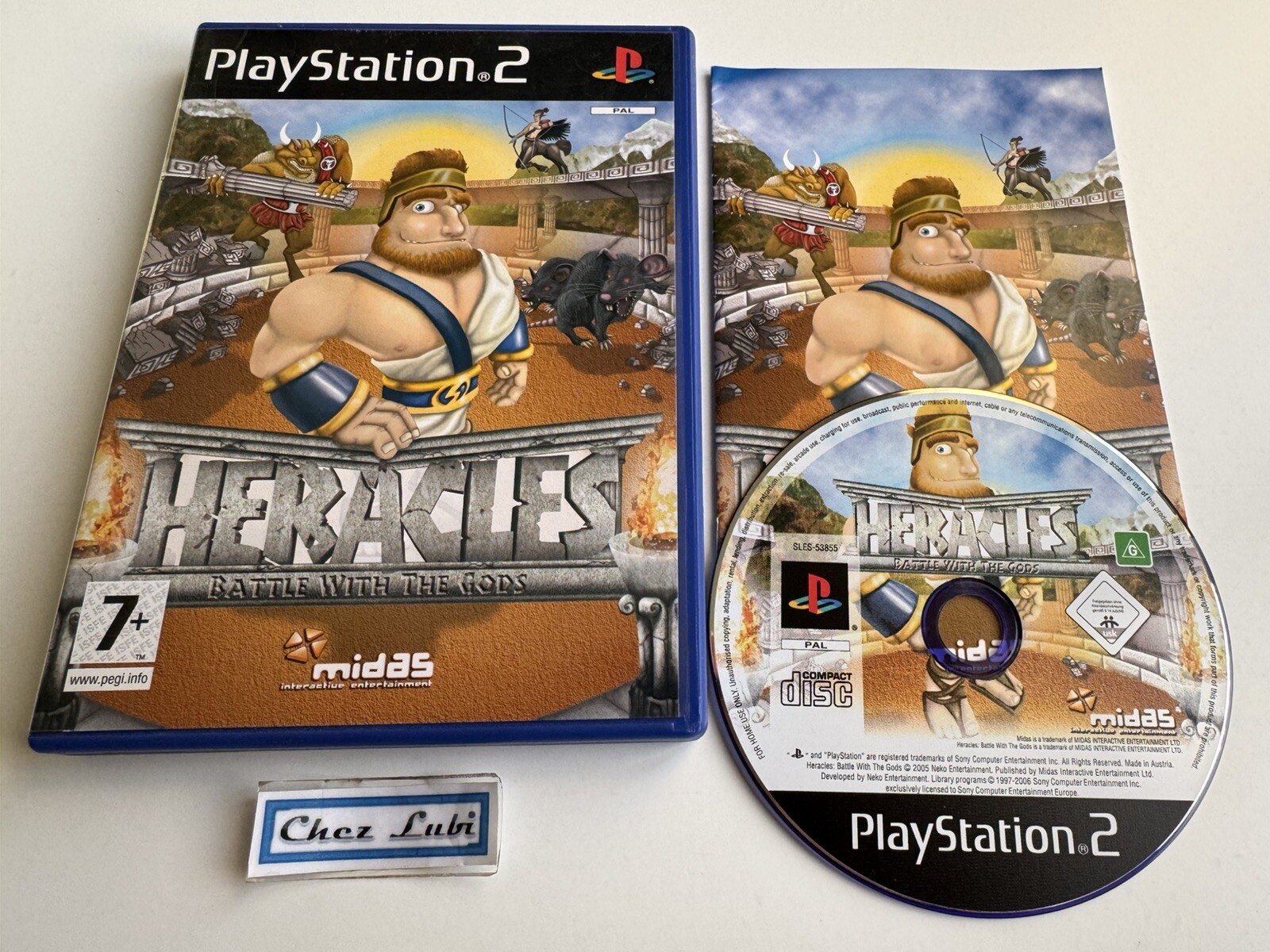 Heracles Battle With The Gods - Sony PlayStation PS2 - PAL FR - Avec Notice