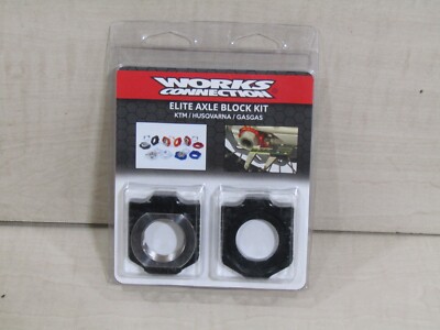 WORKS CONNECTION ELITE AXLE BLOCK KIT 17-260 KTM HUSQVARNA GAS GAS 125 150 250